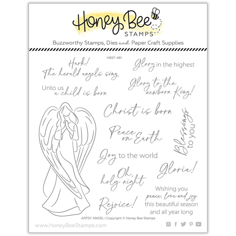 Artsy Angel Stamp Set