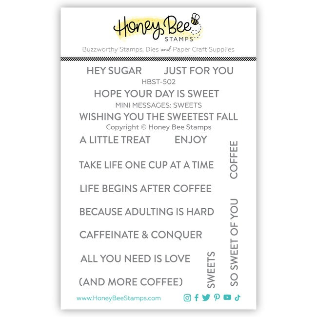 Mini Messages: Sweets Stamp Set