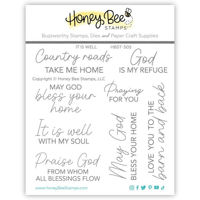 It Is Well Stamp Set