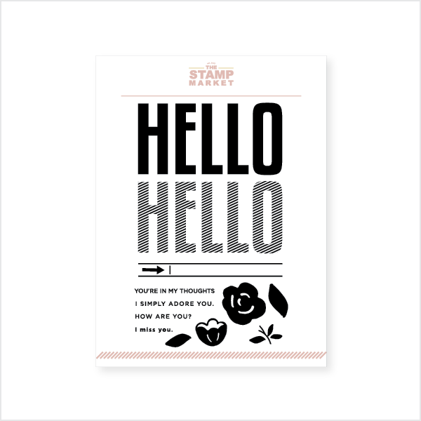 Hello Hello Stamp Set