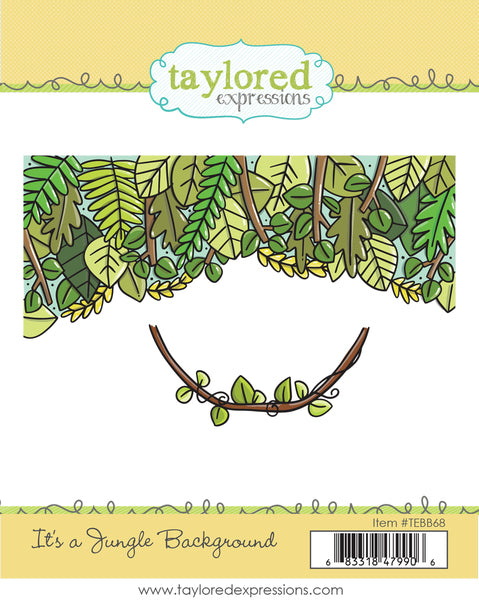 It's a Jungle Background Stamp