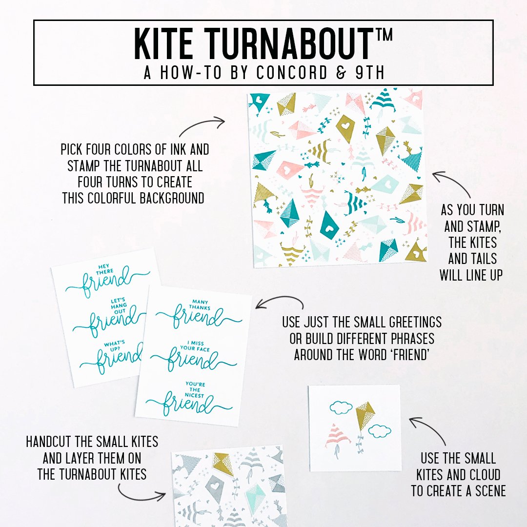 Kite Turnabout Stamp™ Set