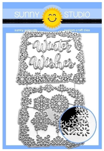 Layered Snowflake Frame Die