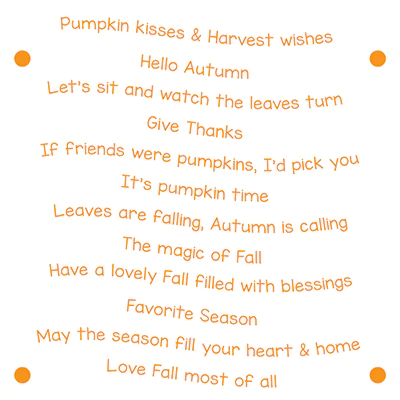 Harvest Wishes Sentiment Wave Stack Stamp Set