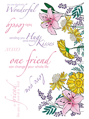 Garden's Edge Slim Line Stamp Set