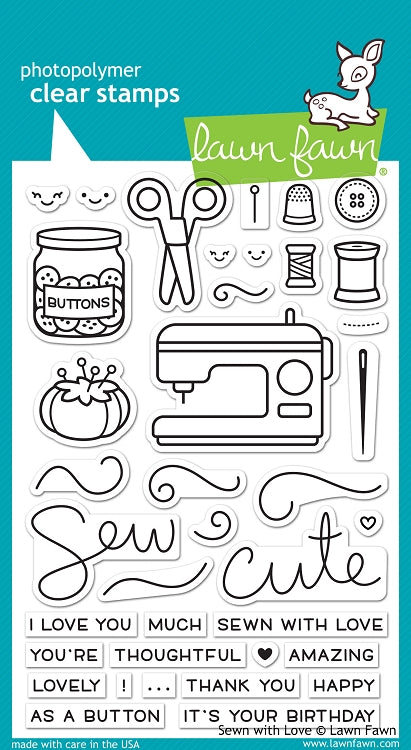 Sewn with Love Stamp Set
