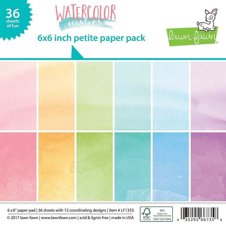 Watercolor Wishes 6x6 Paper Pad