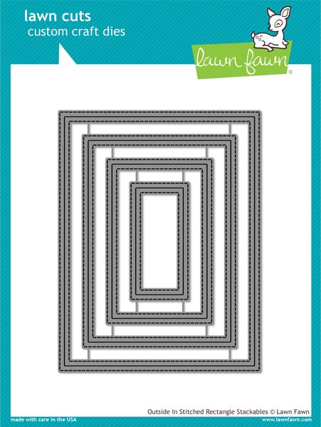 Outside In Stitched Rectangle Stackables Lawn Cuts