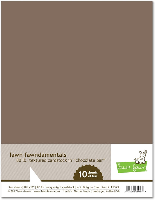 8.5 x 11 Cardstock Chocolate Bar