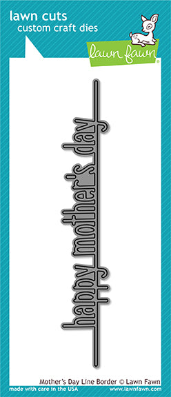 Mother's Day Line Border Dies