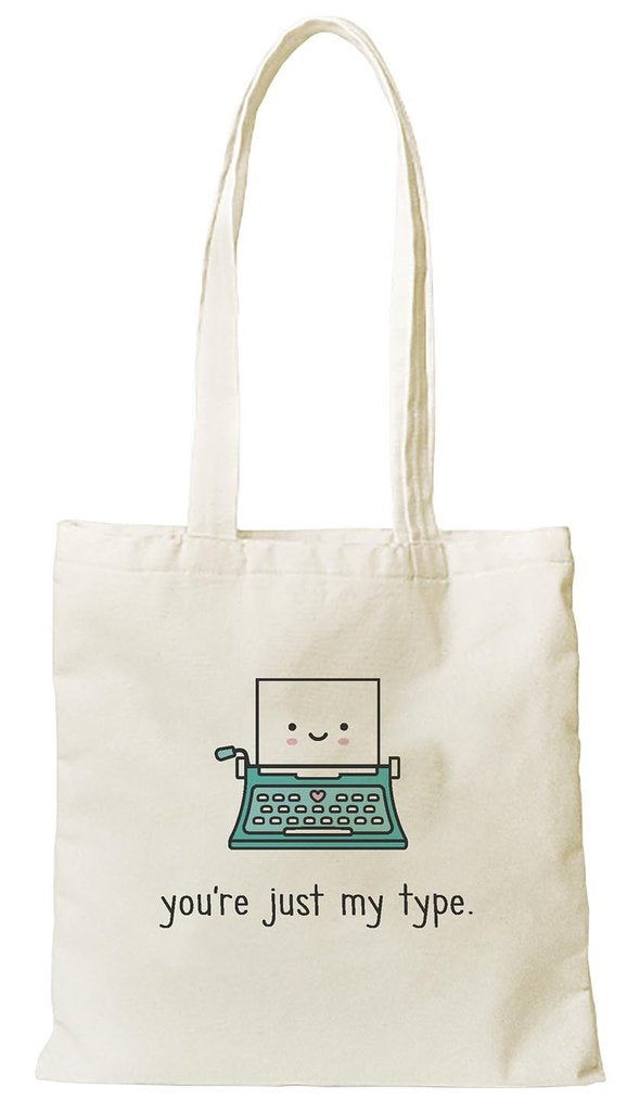 Just My Type Tote Bag