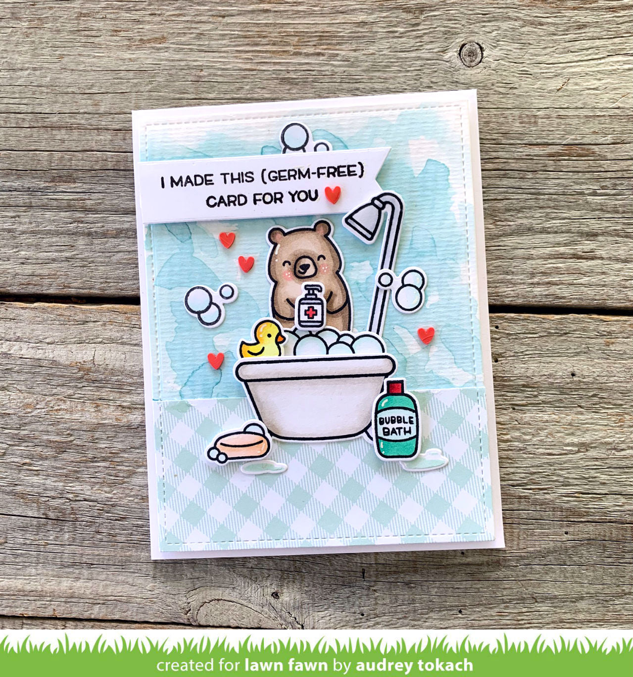 Germ-Free Bear Stamp Set