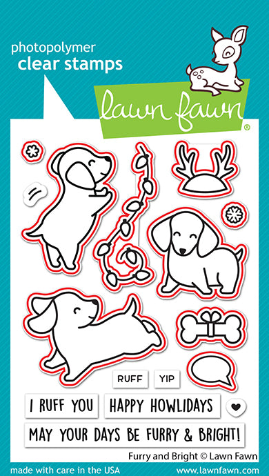 Furry And Bright Stamp Set