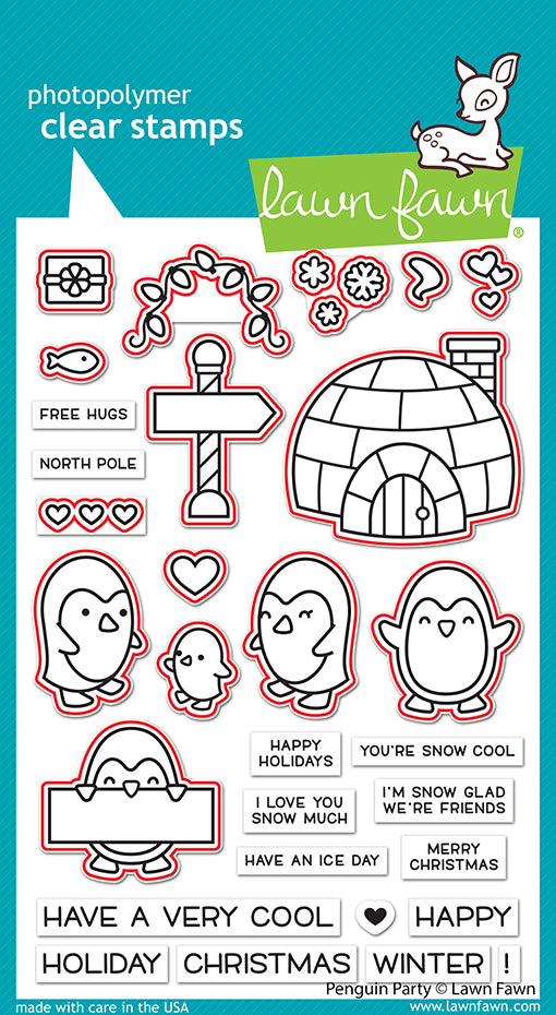 Penguin Party Stamp Set