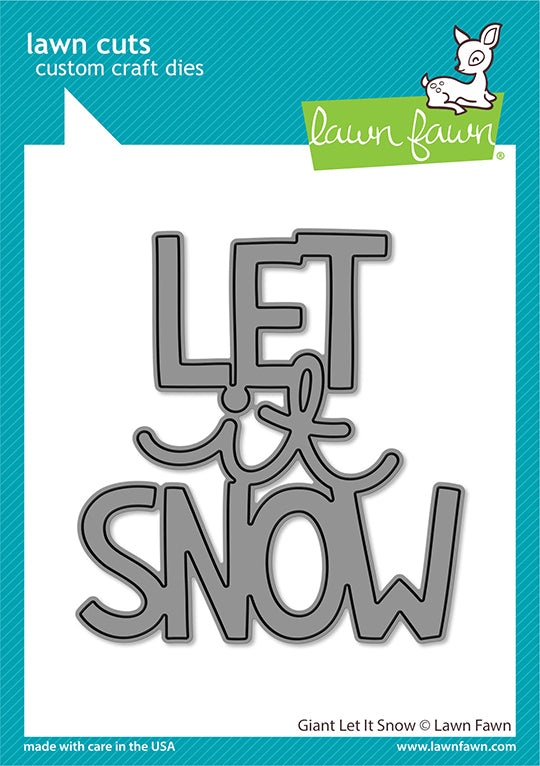 Giant Let It Snow Lawn Cuts