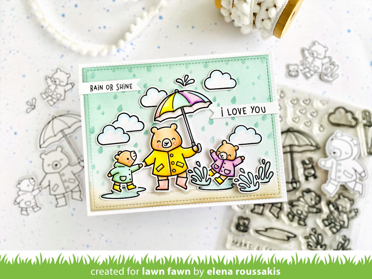 Beary Rainy Day Stamp Set