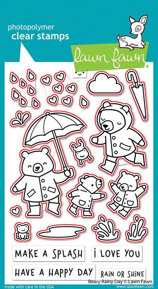 Beary Rainy Day Lawn Cuts