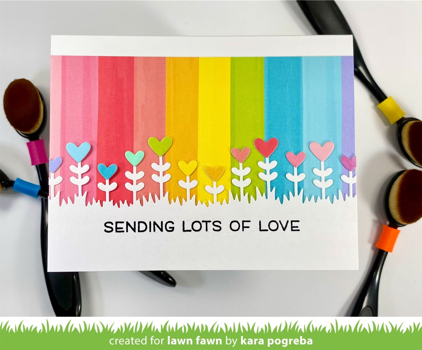 Heart Garden Border Lawn Cuts
