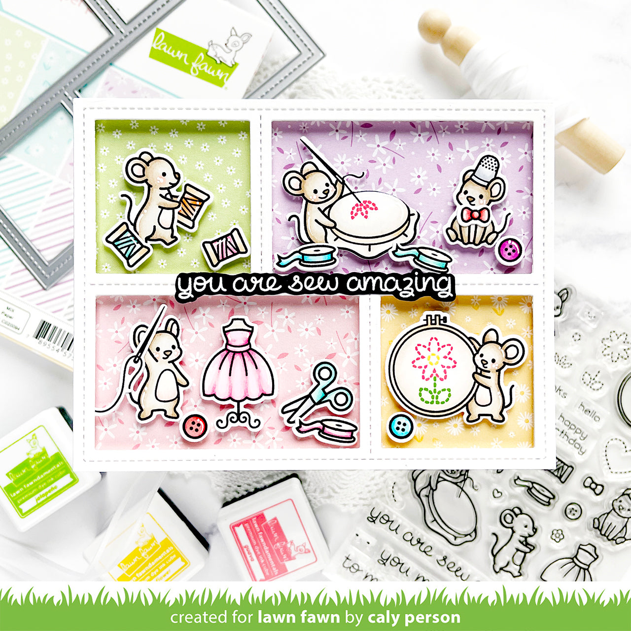Sew Very Mice Stamp Set
