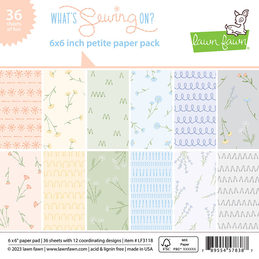 What's Sewing On 6X6 Petite Paper Pad