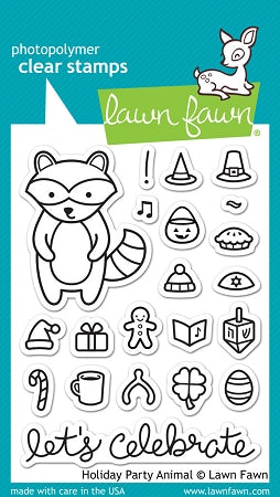 Holiday Party Animal Stamp Set
