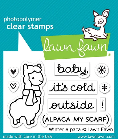 Winter Alpaca Stamp Set