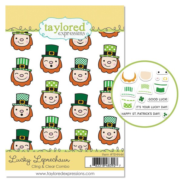Lucky Leprechaun Cling & Clear Stamp Set
