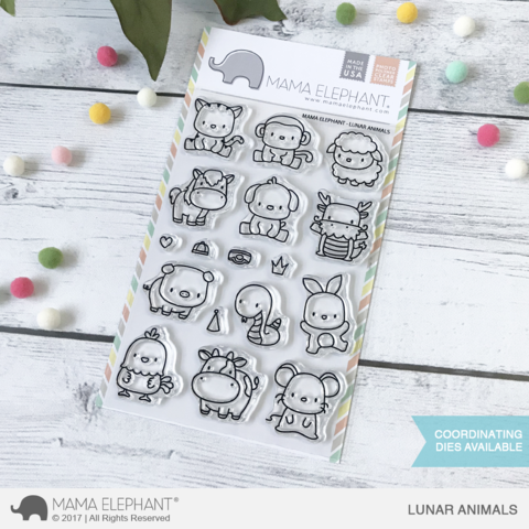Lunar Animals Stamp Set
