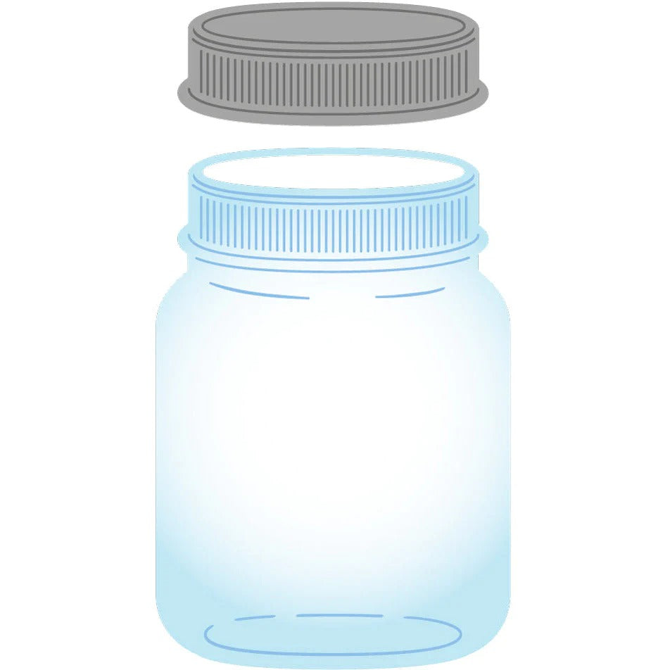 Mason Jar Vase Honey Cuts