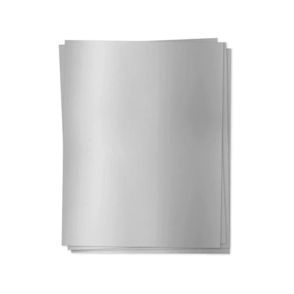 Matte Silver 8.5 x 11 Foil Paper