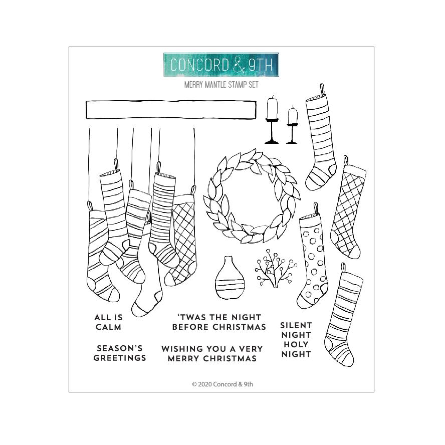 Merry Mantle Stamp Set