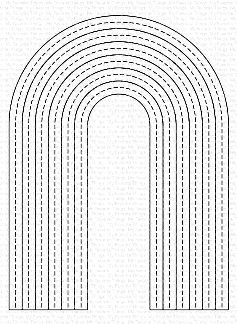 Stitched Tall Rainbow Die-namics