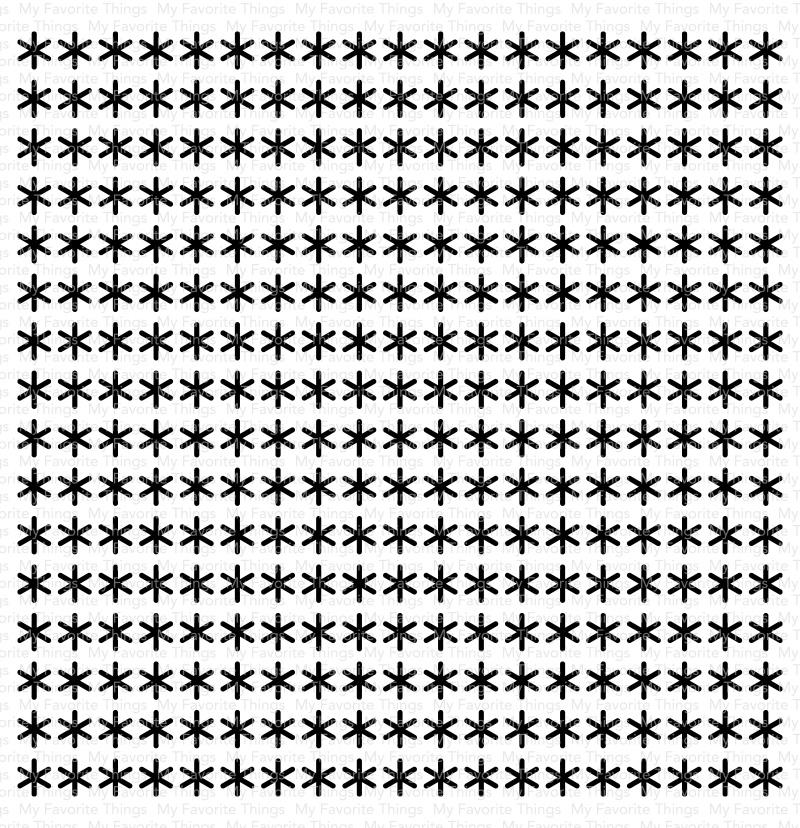 Simple Snowflakes Background Stamp