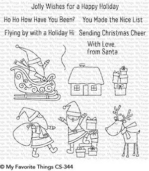 Here Comes Santa Claus Stamp Set