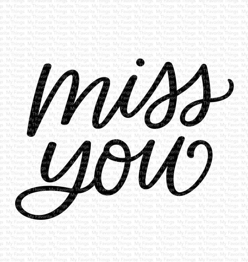 Miss You Stamp Set