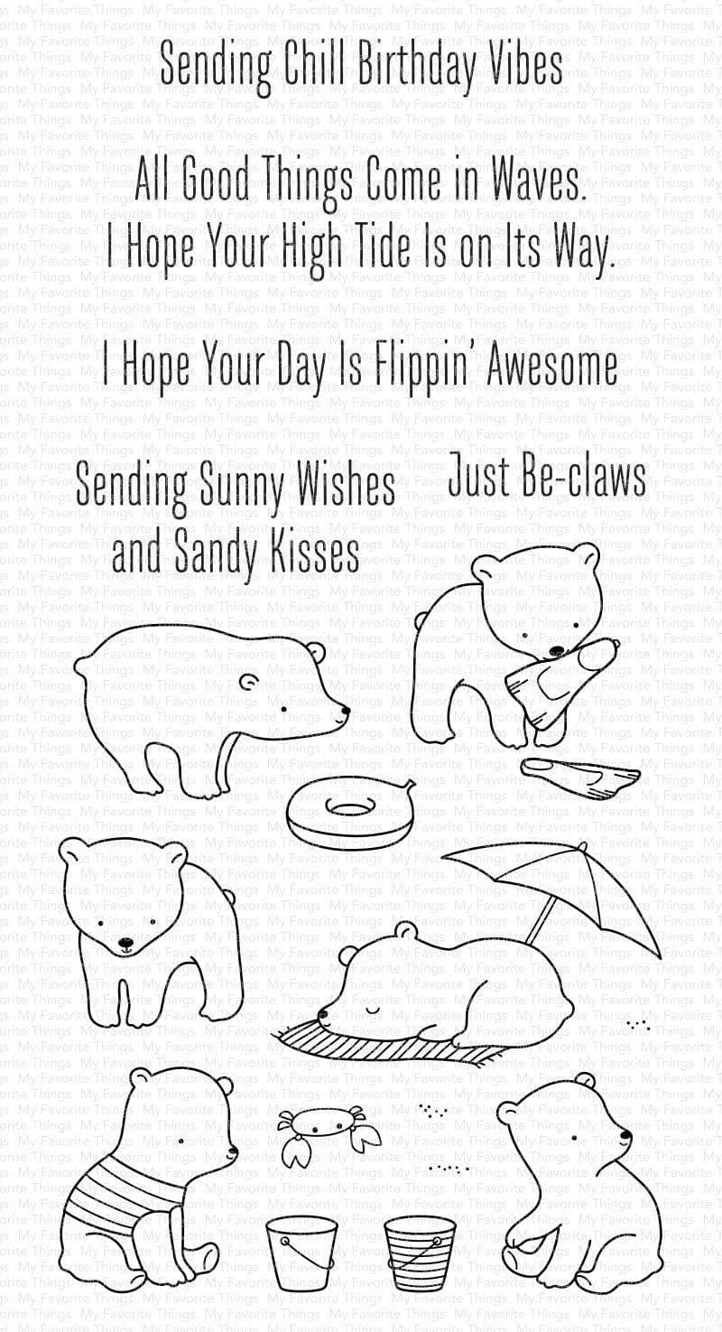 Beach Bear Stamp Set
