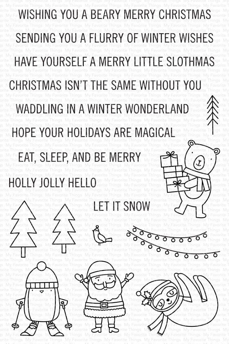 Snow Globe Singles Stamp Set