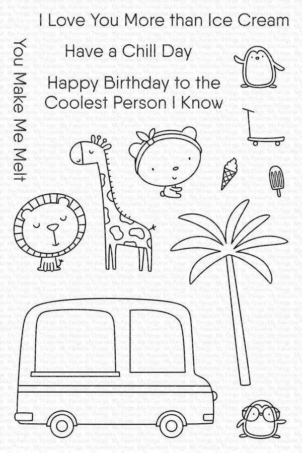 Chill Friends Stamp Set