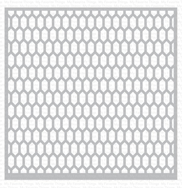 Happy Hexagons Stencil