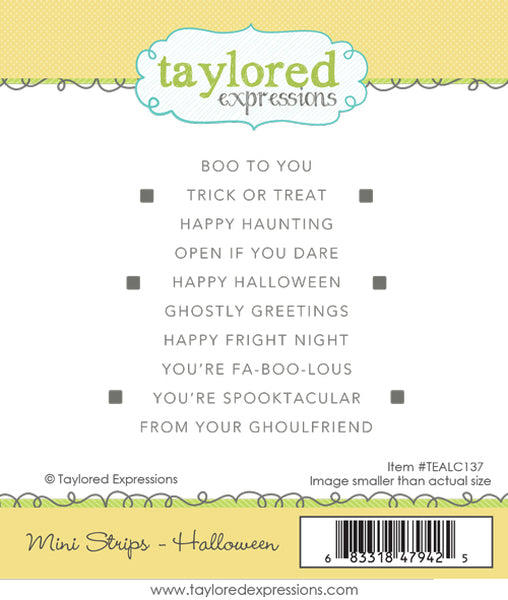 Mini Strips - Halloween Stamp Set