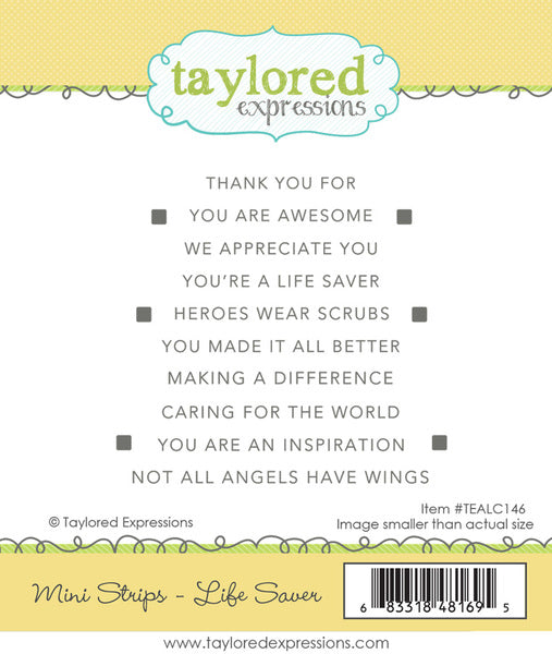 Mini Strips - Life Saver Stamp Set