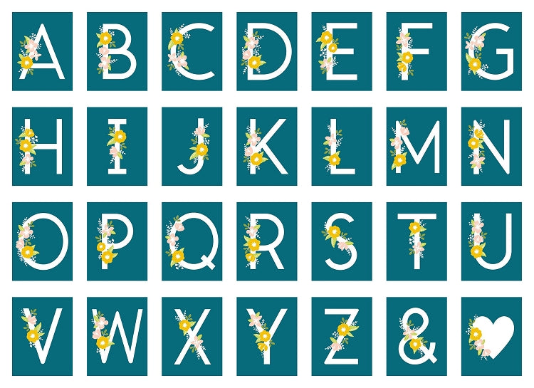 Monogram Collection "U" Stamp Set