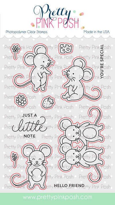 Mouse Friends Stamp Set
