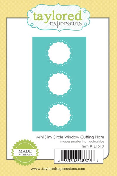 Mini Slim Circle Window Cutting Plate