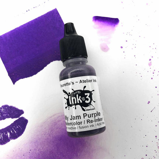 Atelier Watercolor / Re-inker My Jam Purple Fusion Ink