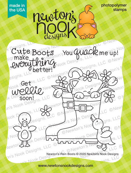 Newton's Rain Boots Stamp Set