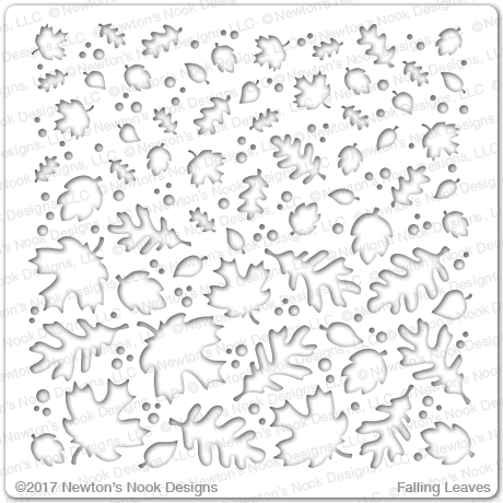 Falling Leaves Stencil