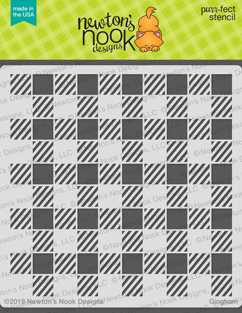 Gingham Stencil