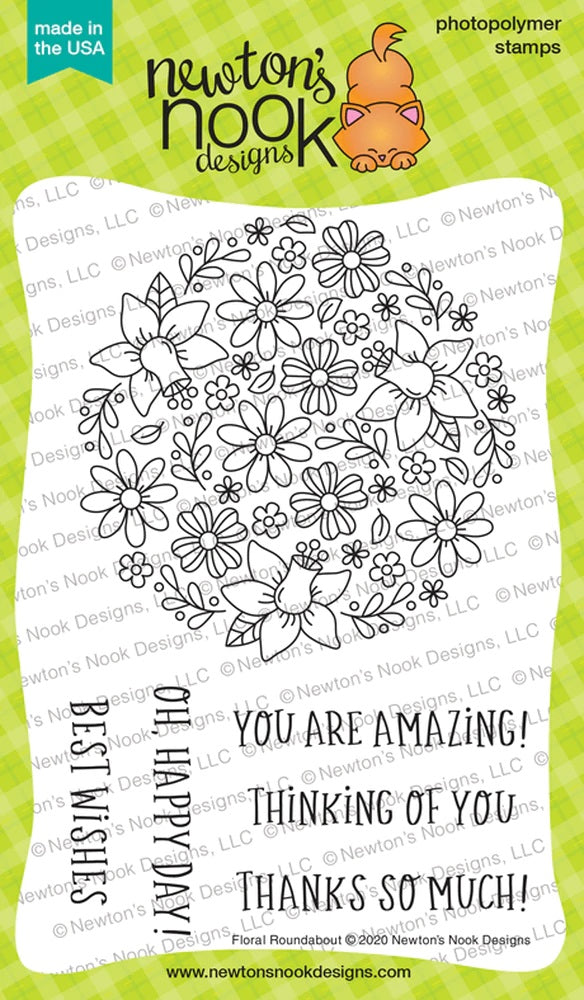 Floral Roundabout Stamp Set