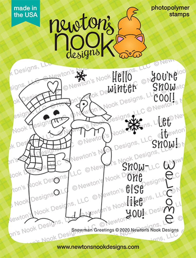 Snowman Greetings Stamp Set